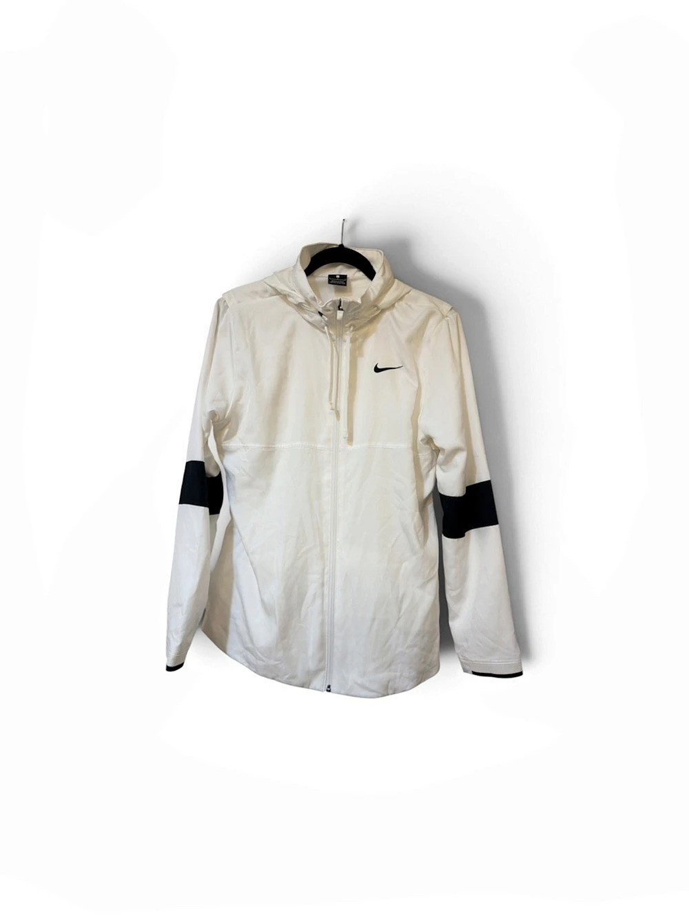 Nike Windrunner Lined Jacket Women's White & Black Hooded Jacket